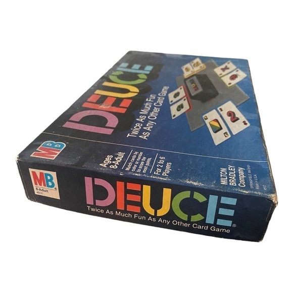 VINTAGE 1985 DEUCE Milton Bradley board game - Picture 5 of 9